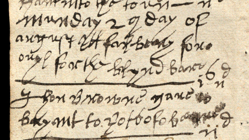 Bearward's Diary, 1608
